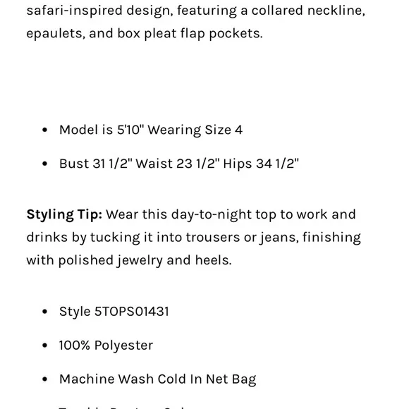 A.L.C. Oakley Satin Top. Barely worn. - Picture 6 of 12